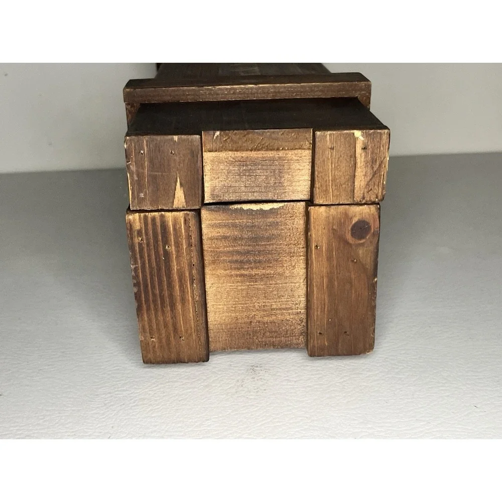 Mr And Mrs Wine Gift Box Wooden Rustic‎ Wedding Favors 13 Inch X 3.5 Inch